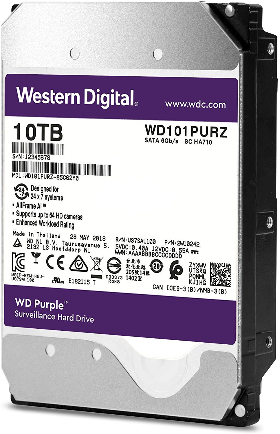 Western Digital HDD 10 TB Western Digital - WBP Catalogue Algerie